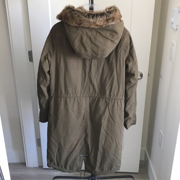 ONLY (Plenty) Parka with Faux Fur BNWT - Picture 2 of 3